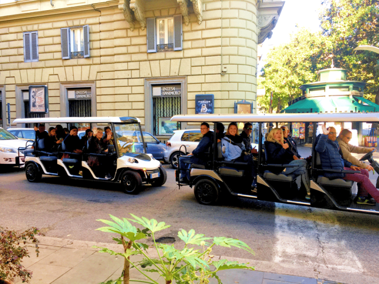 Rome: Guided Colosseum Tour & Golf Cart City Tour With Pasta - Good To Know
