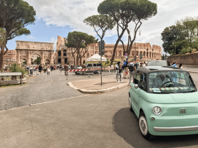 Rome: Guided E-Car City Tour With Gelato Stop - Expert Guided Commentary
