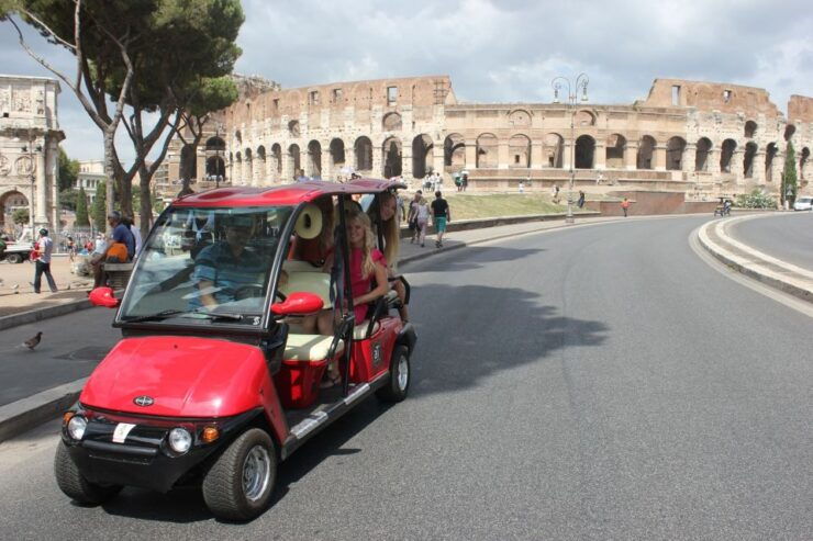 Rome Guided Golf Cart 3-Hour Tour - Unique Sightseeing Experience