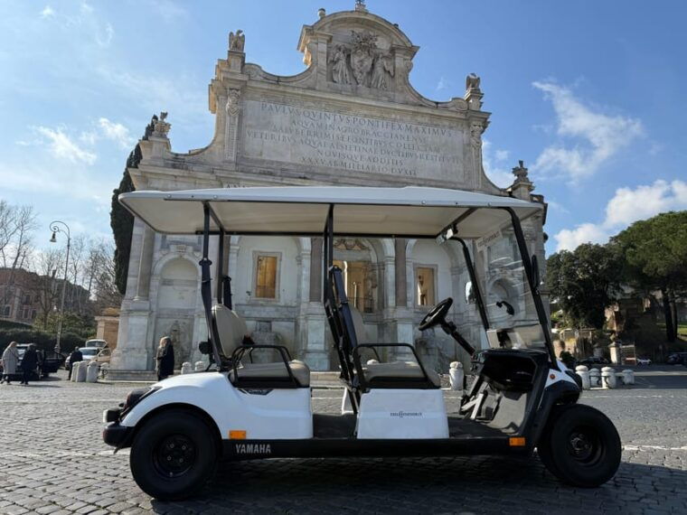 Rome: Guided Golf Cart Tour - Tour Logistics