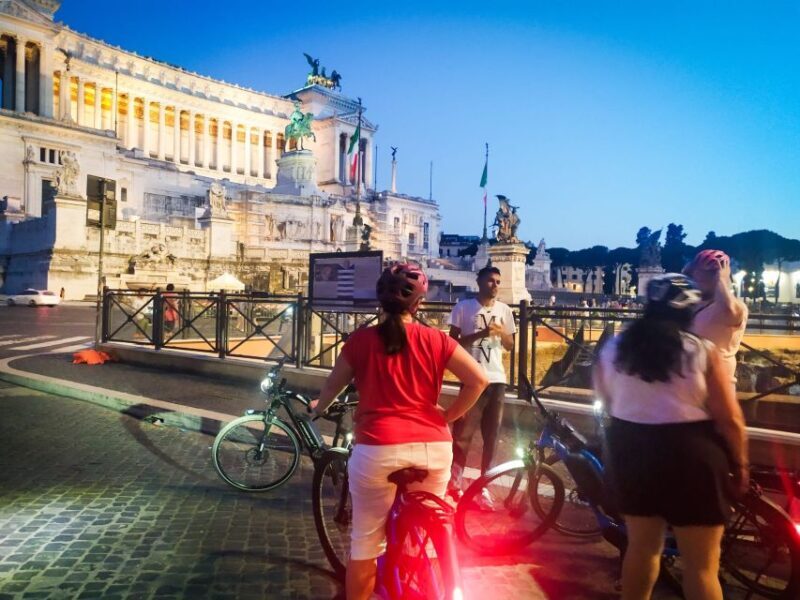 Rome :guided night e-bike tour with typical ice-cream - Good To Know
