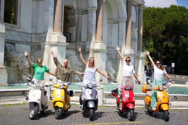 Rome: Hidden Gems Guided Vespa Tour With Photos - Safety and Transportation Details