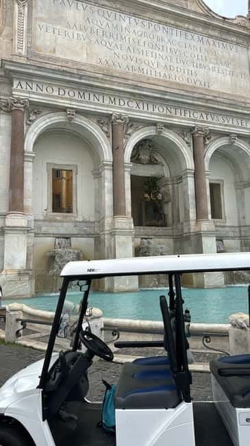 Rome: Highlights Golf Cart Tour with Pizza Snack & Gelato - Good To Know