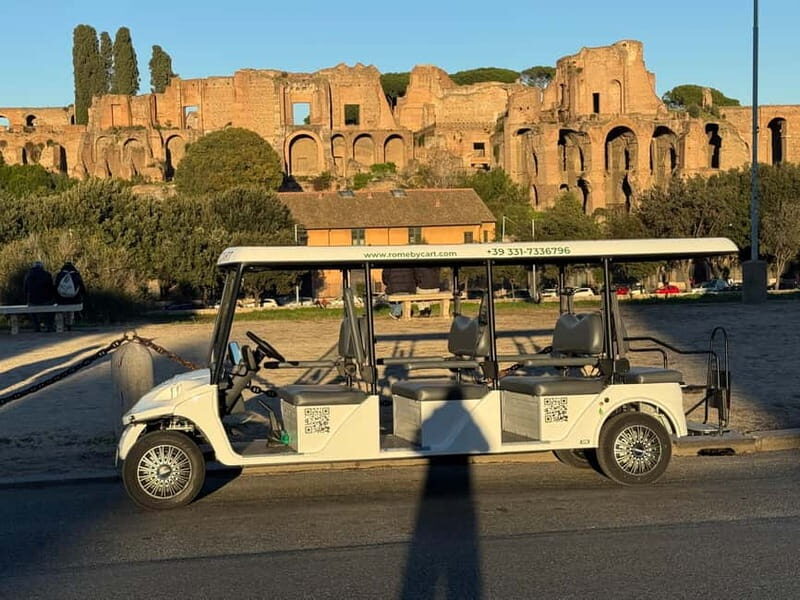 Rome in 3hours with Private Golf Cart tour and food tasting - An Introduction to the Tour Experience