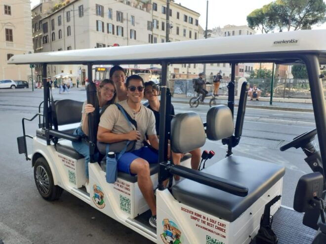 Rome in Golf Cart 7 Hours Unforgettable Full Immersion - Inclusions