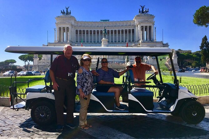 Rome in Golf Cart the Very Best in 4 Hours - Positive Feedback on Train Troubles Resolution