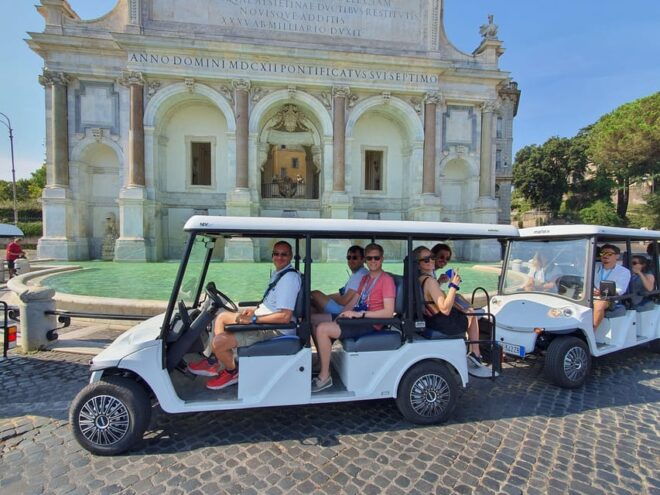 Rome: Nigh Tour by Golf Cart With Pizza Snack and Gelato - Inclusions and Amenities