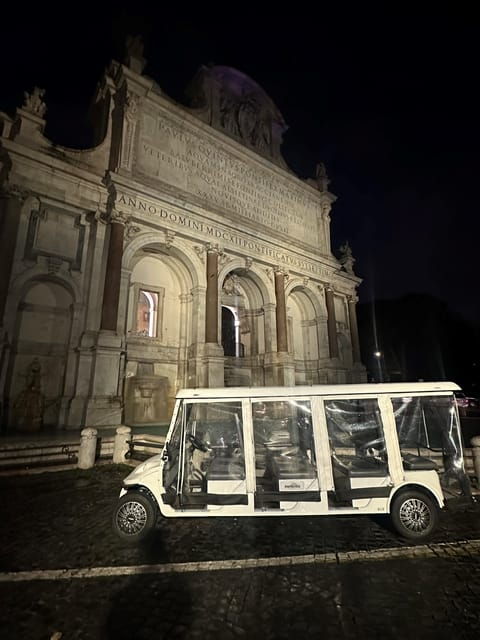 Rome Night Golf Cart Tour With Access to an Exclusive Dinner - Special Pricing and Booking Information