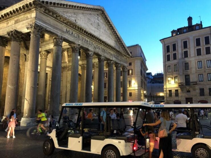 Rome: Night Tipsy Tour by Golf Cart With Drinks - Free Cancellation and Refund Policy