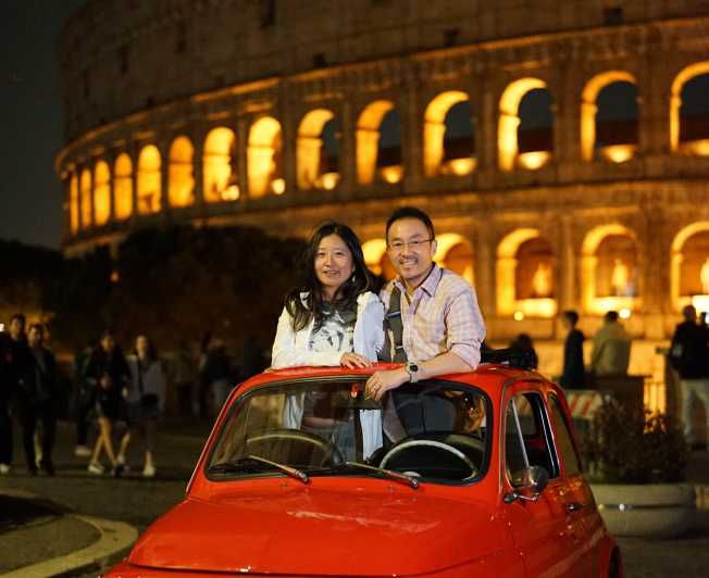 Rome: Night Tour in a Vintage Fiat 500 With Aperol Spritz - Good To Know