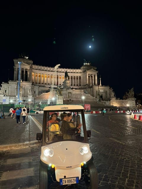 Rome: Nocturnal Golf Cart Tour - Good To Know