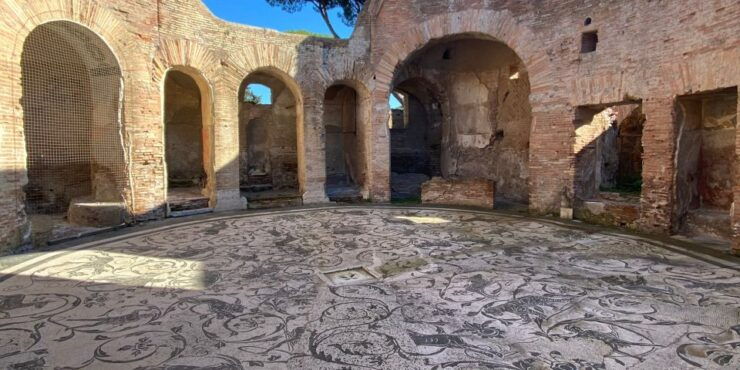 Rome: Ostia Antica Guided Tour in German With Tickets - Highlights and Sites Covered