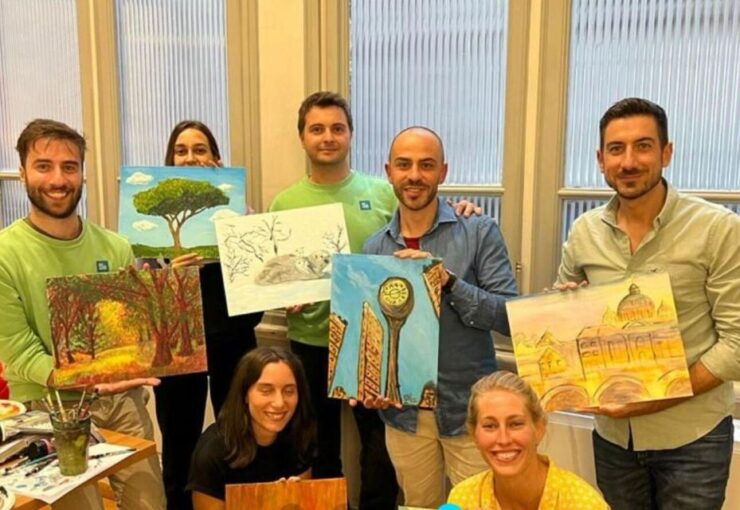 Rome: Paint and Sip Wine Class - Activity Details
