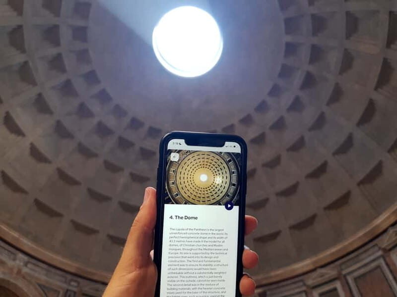 Rome: Pantheon Priority Entry Ticket & Interactive App - Good To Know