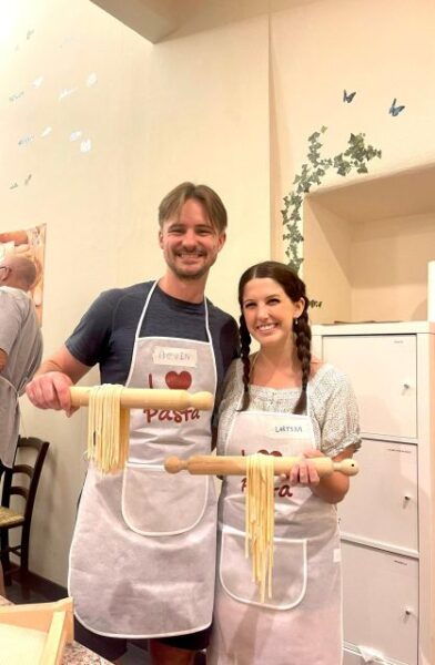 Rome: Pasta Making Class With Wine, Limoncello, and Cake - Directions