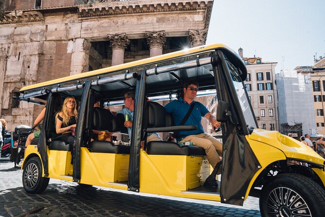 Rome Private 4 Hour Golf Cart Tour With Pick-Up and Drop-Off - Tour Highlights