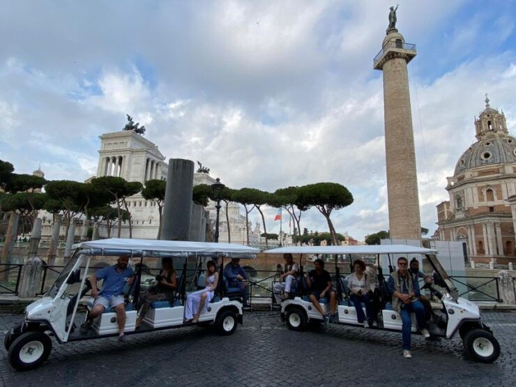 Rome: Private Customizable 3-Hour Golf Cart City Tour - Good To Know