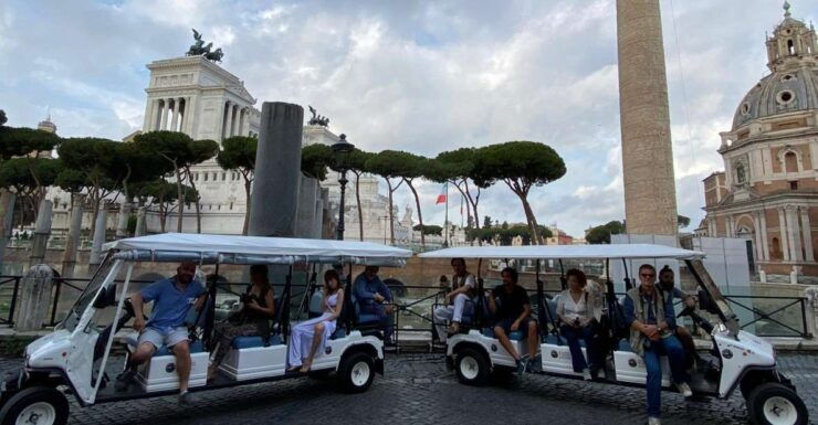 Rome: Private Customizable 3-Hour Golf Cart City Tour - Multilingual Live Guides