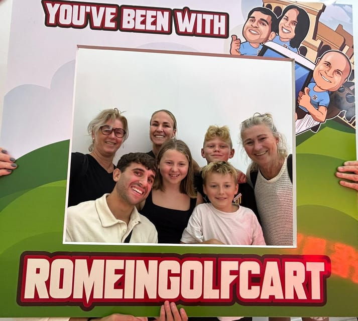 Rome: Private Golf Cart Nighttime Sightseeing Buggy Tour - Good To Know