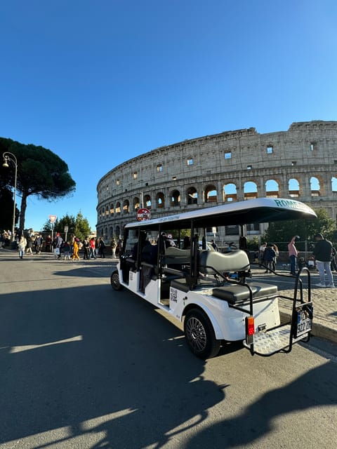 Rome: Private Golf Cart Tour in 3hours With Food Tasting - Good To Know