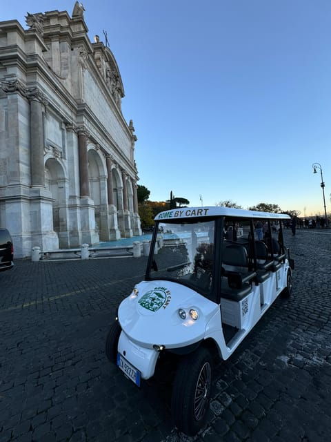 Rome: Private Golf Cart Tour in 3hours With Food Tasting - Whats Included in Your Tour Package