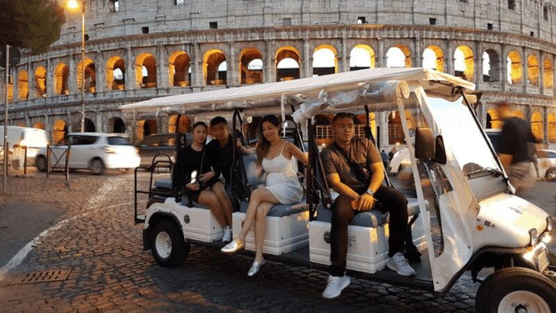Rome: Private Golf Cart Tour with Delicious Gelato - Good To Know