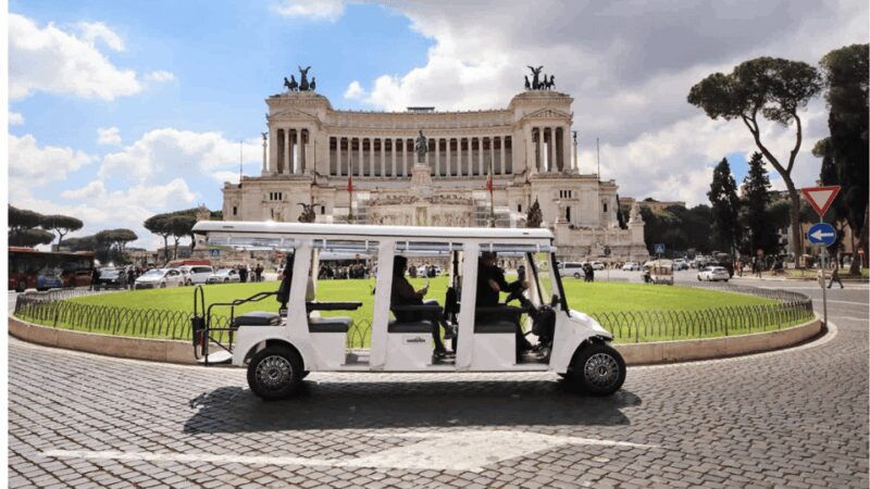 Rome: Private Golf Cart Tour with Delicious Gelato - Exploring Rome: A New Way to See the City