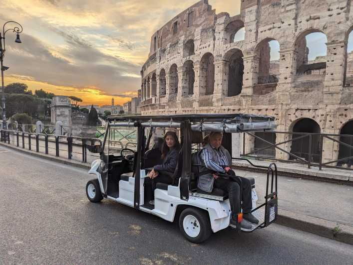 Rome: Private Golf Cart Tour With Hotel Pickup - Good To Know