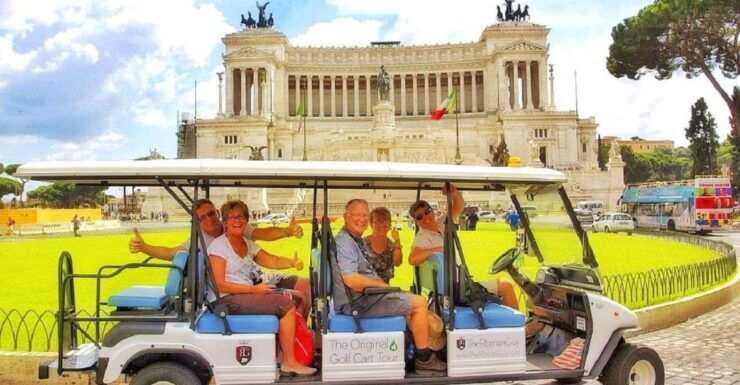 Rome: Private Golf Cart Tour With Wine & Snack - Activity Details