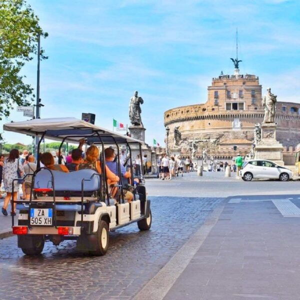Rome: Private Golf Cart Tour With Wine & Snack - Duration and Availability