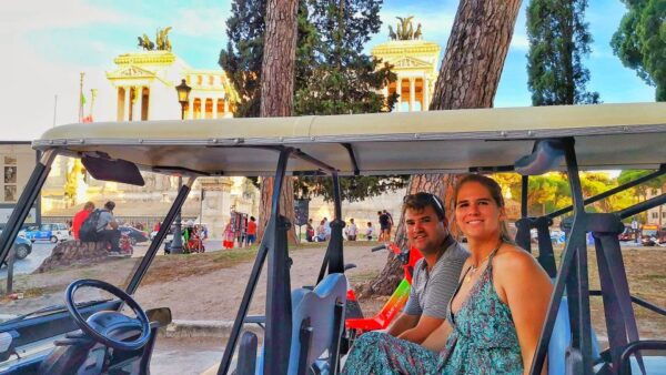 Rome: Private Golf Cart Tour With Wine & Snack - Meeting Point and Restrictions