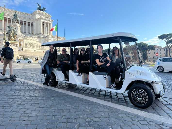 Rome: Private Guided Golf Cart Tour - Good To Know