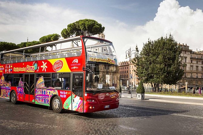 ROME : Private Hop on Hop off Bus 1 Day - Inclusions and Amenities