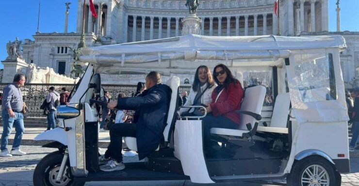 Rome : Private Tour With Tuk Tuk Electric In The City - Driver and Audio Guide Information