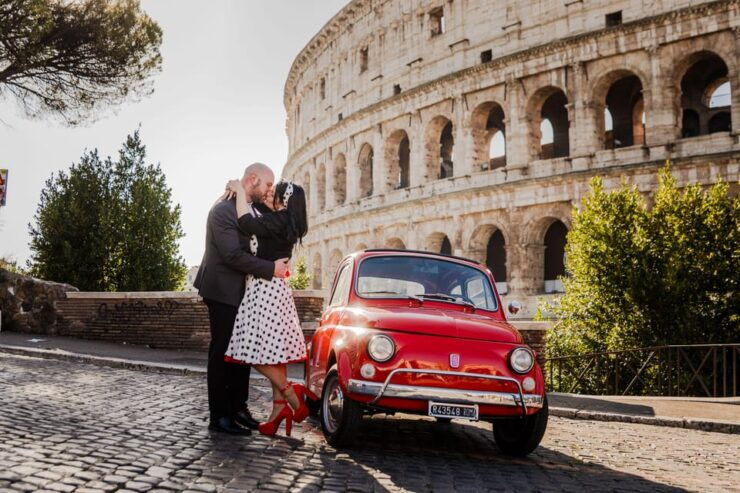 Rome: Professional Photoshoot With 500 Fiat - Good To Know