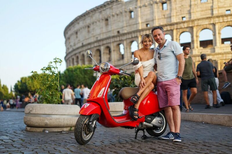 Rome Professional Photoshoot with free transport with Vespa - FAQ
