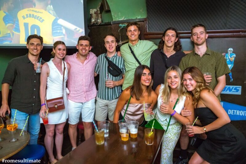 Rome: Pub Crawl & Ultimate Party Tour - The Bar Hopping: A Mix of Classics and Hidden Gems