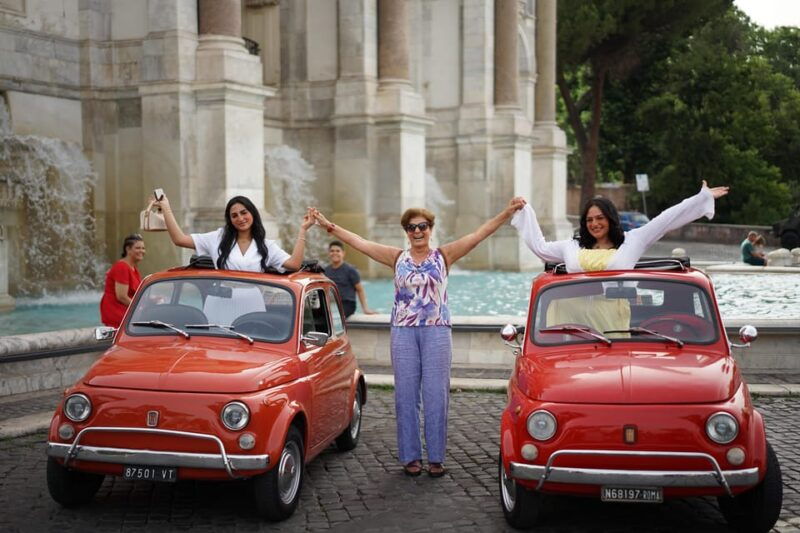 Rome: Retro Fiat500 Car Tour - Good To Know
