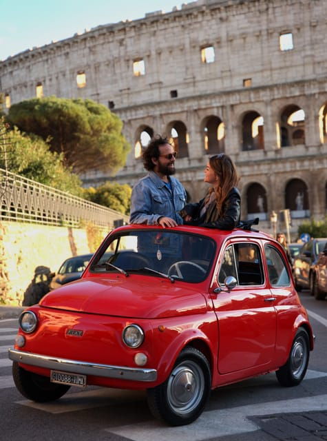 Rome: Retro Fiat500 Car Tour with Professional Photos - FAQs
