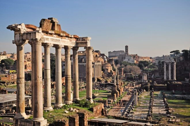 Rome: Roman Forum, Palatine Hill and Evening Light Show - Evening Light Show Highlights