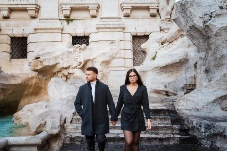 Rome: Romantic Couple Photoshoot at the Trevi Fountain - Good To Know