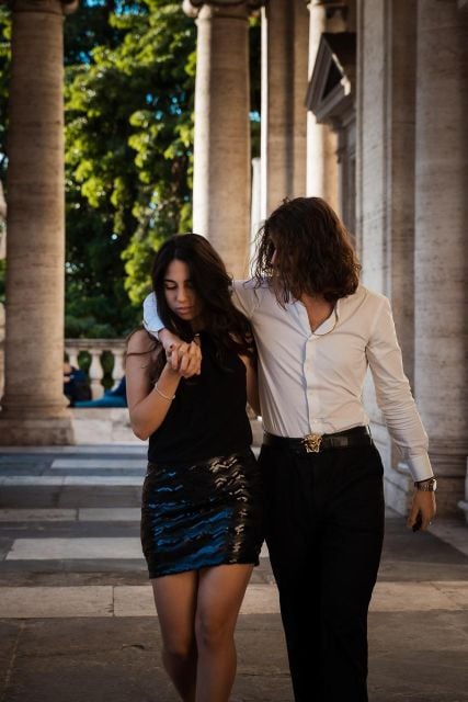 Rome: Romantic Couple Photoshoot VIP - 2 or 3 Different Spot - Unique Features