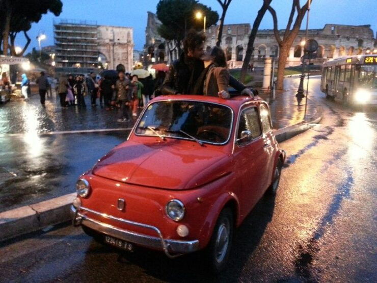 Rome: Romantic Night Tour by Classic Fiat 500 - Languages and Starting Location