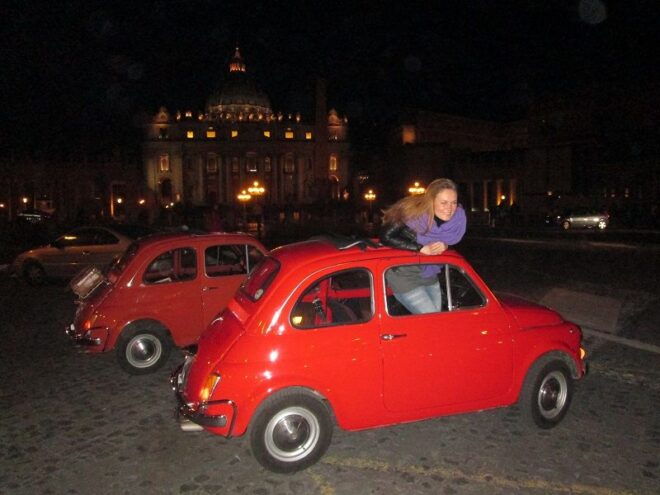 Rome: Romantic Night Tour by Classic Fiat 500 - Tour Highlights and Inclusions