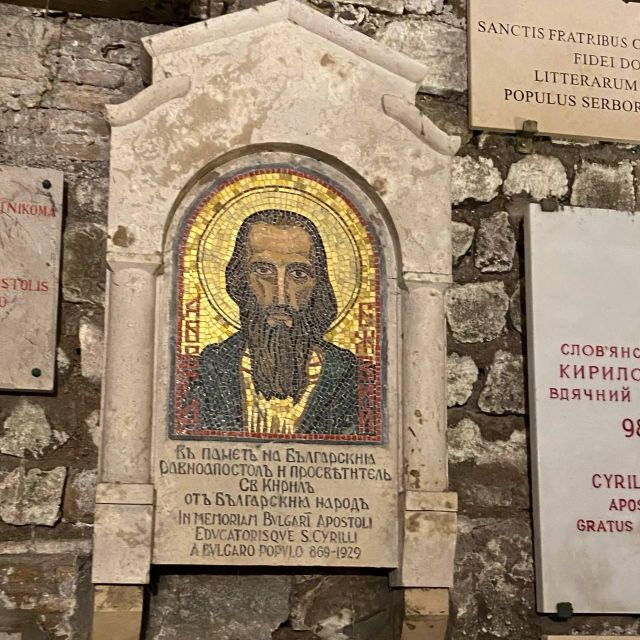 Rome: Saint Clement Basilic, Saint Cyril Tomb. Private Tour - Good To Know