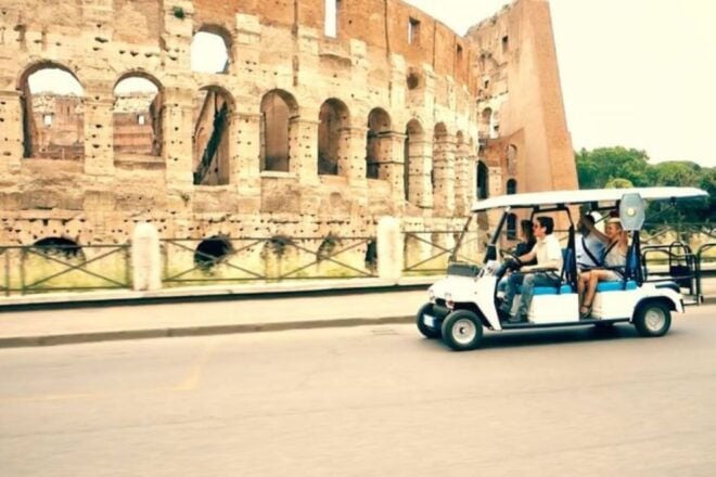 Rome Sightseeing in a Golf Cart - Itinerary Highlights