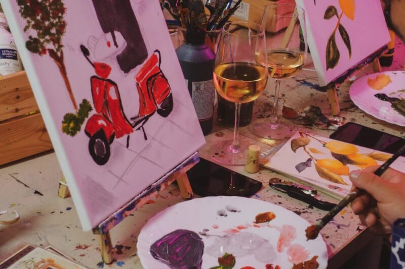 Rome: Tipsy Painting Class with Fine Wine and Arts - Pricing and Value for Money