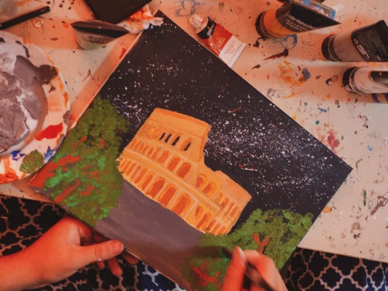 Rome: Tipsy Painting Class with Fine Wine and Arts - The Sum Up