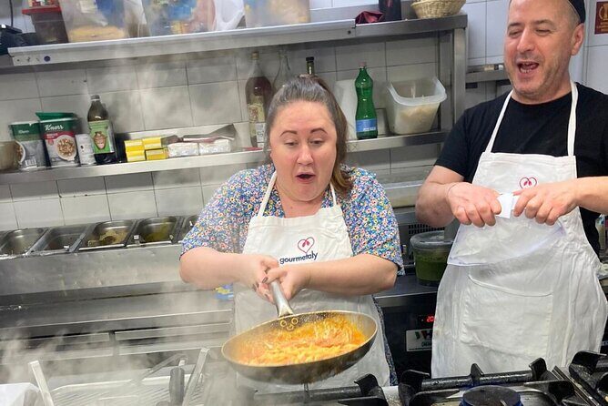 Rome: Tonnarello Cacio & Ama Cooking class with Dinner & Wine - Good To Know