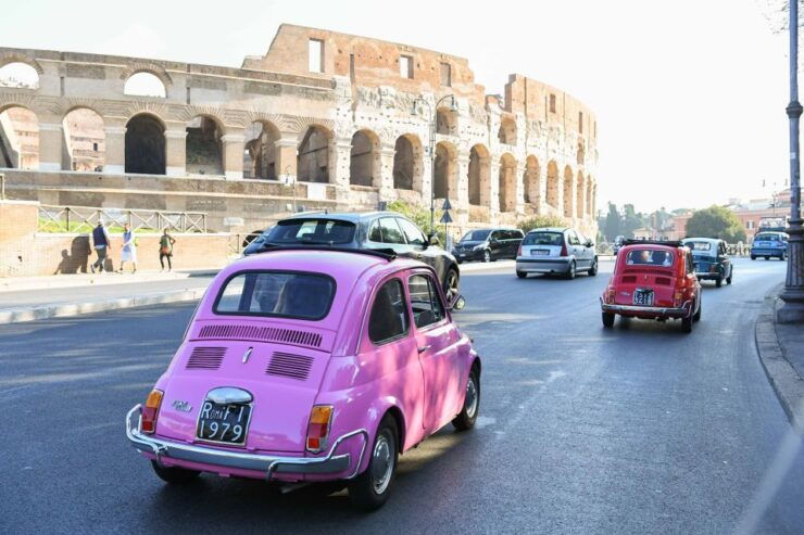 Rome: Tour in a Vintage ‘90s Fiat 500 With Paparazzi Photo - Good To Know